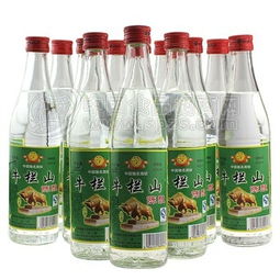 北京浓香型二锅头白酒 白瓶牛二 42度牛栏山二锅头陈酿